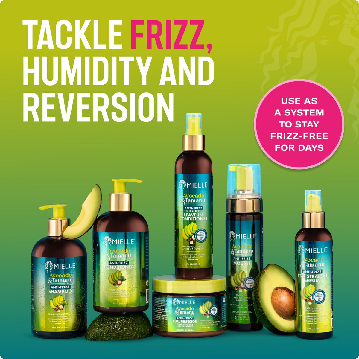 Avocado & Tamanu Anti-Frizz Shampoo